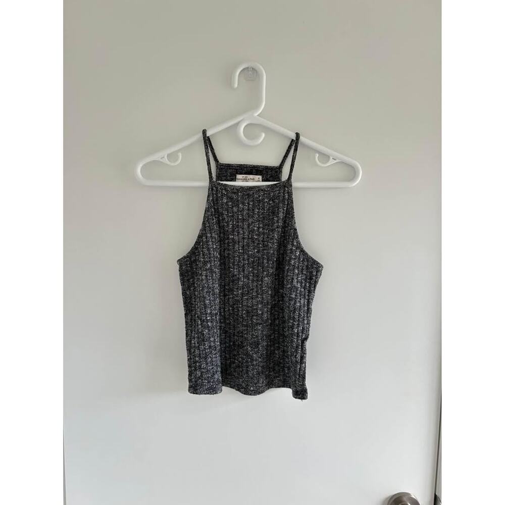 Abercrombie and Fitch fleece grey top, size￼ S
